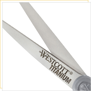 westcott scissors, scissor, scissors, titanium bonded scissors