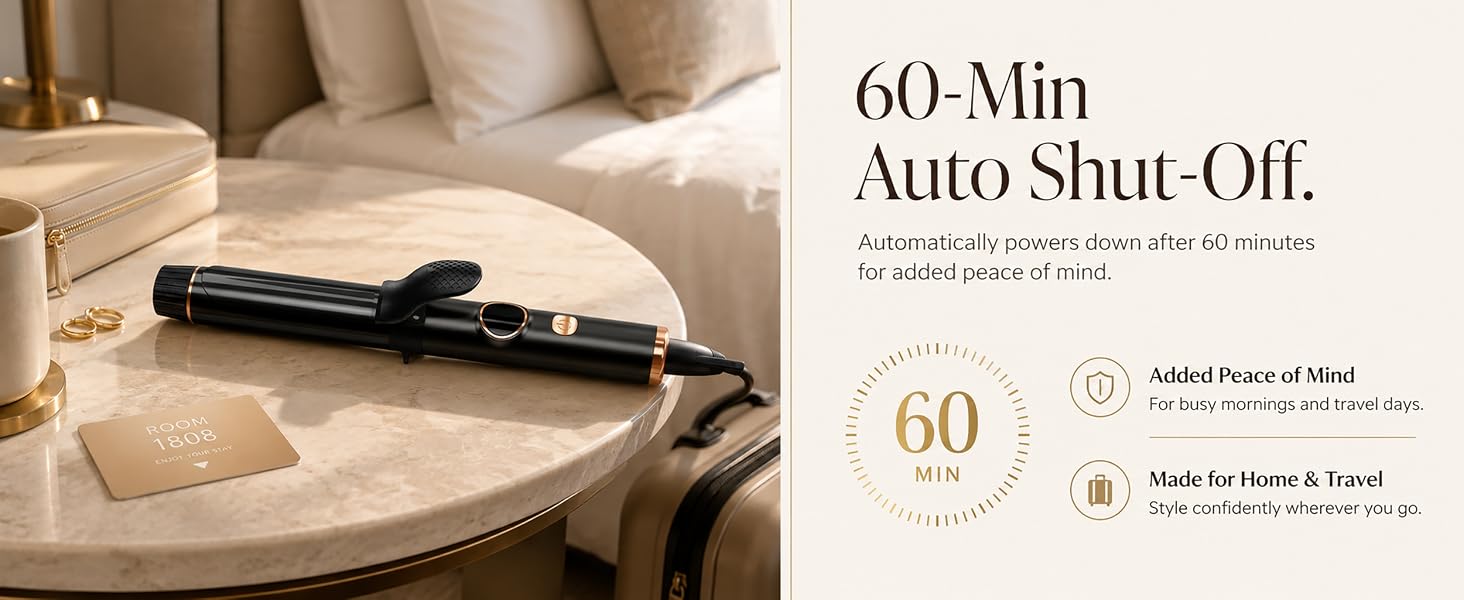 60-min auto shut-off