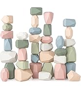 Comfy Cubs Stacking Rocks 36 Pieces, 36 Months+, Educational Toddler Stacking Blocks, Promotes Im...
