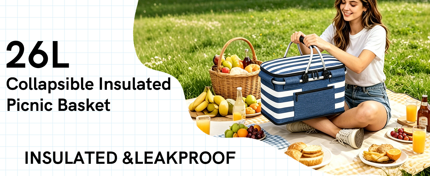Insulated Picnic Basket