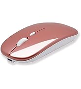 Wireless Bluetooth Mouse for iPad/MacBook Pro/Air/Laptop/pc Rechargeable Silent Mouse Portable Sl...