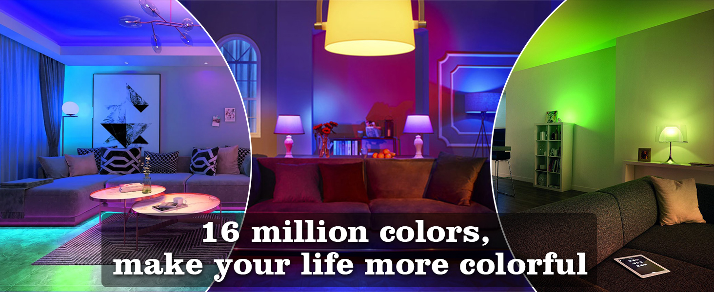 multicolor light bulb