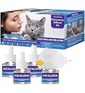 Woyamay Cat Calming Diffuser Kit - 5-in-1 Cat Pheromone Diffuser for Anxiety & Stress Relief-Incl...