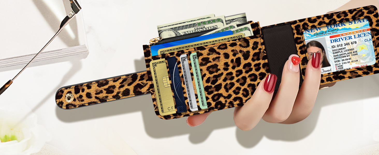 Gemfit Slim Small Card Wallet for Women
