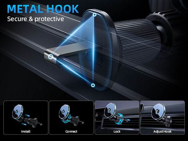 maglock 360 foldable magnetic phone mount