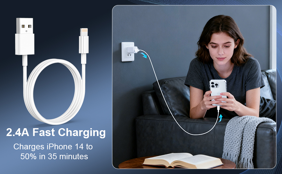 support 2.4A fast charging