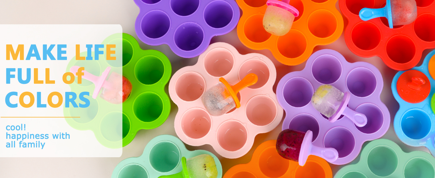 Silicone Popsicle Molds pop baby cube mini children Kids Ice Pop Molds Ice Cream Mould