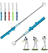 Xinambyh Retractable Golf Swing Training Aid:Golf Grip Trainer,Swing Trainer with Swing Sound Pro...