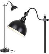 Mlambert Industrial Floor Lamp,63 Inch LED Standing Lamp Modern with 11W LED Bulb,Adjustable Meta...
