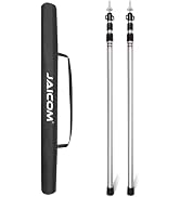 JAICOM Adjustable Tarp Poles, Tent Poles for Camping, Set of 2, 7'6" Telescoping Poles for Tarp, ...