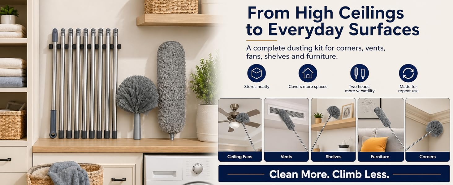Feather Dusters Ceiling Brush