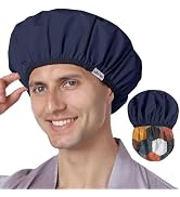 Years calm Men Shower Cap Reusable Waterproof, Dual-Layer Hair Cap Hive | Double-Sided Use,Protec...