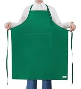ROTANET Extra Large Apron for Men Adjustable Bib Apron with 2 Pockets Cooking Kichen Aprons Women...