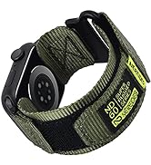 Nereides Compatible with Apple Watch Band Series 9/8/7/6/5/4/3/2/1/SE/SE2/Ultra 1/2, Nylon Sports...