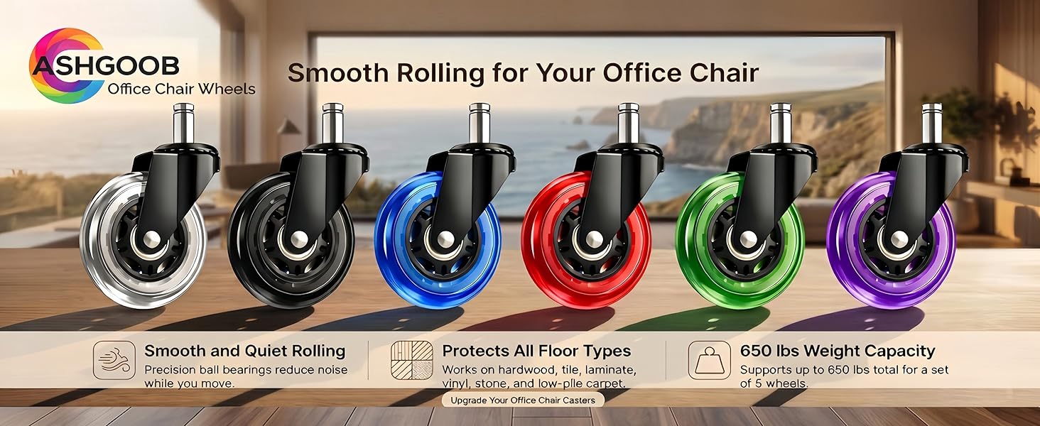 office chair wheels