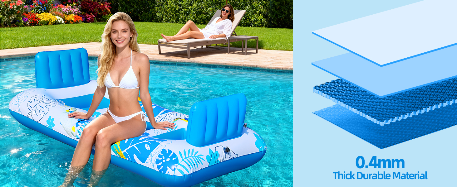 inflatable pool float adult for 2 person inflatable tanning pool lounger float pool float chairs
