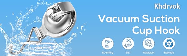 Khdrvok Heavy Duty Vacuum Suction Cup Hooks