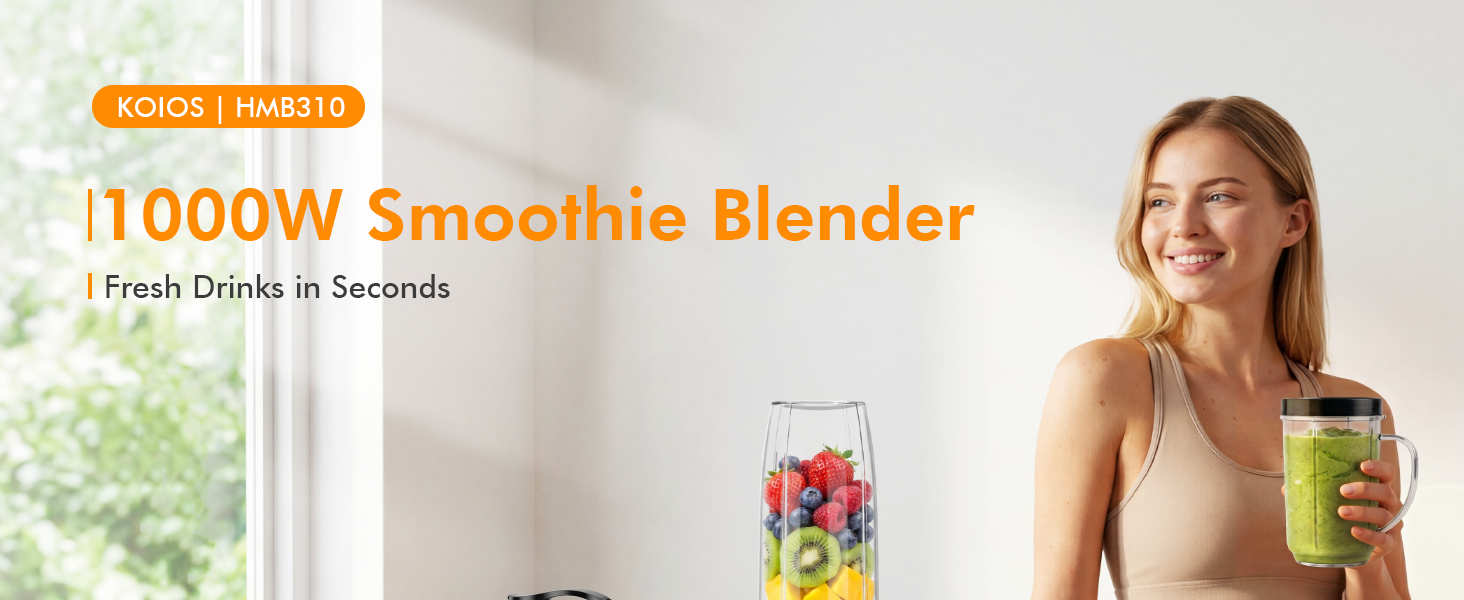 15Pcs Countertop Smoothie Blender Set Kit personal blender smoothies Personal Blender Shakes