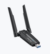 AXE3000 Tri-Band Linux WiFi Adapter Plug & Play for Ubuntu, Fedora, Mint, Debian