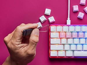 HyperX keycap removal tool included