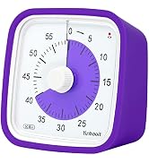 Yunbaoit Upgraded Visual Timer with Protective Case, 60 Minute Silent Countdown Timer for Kids an...