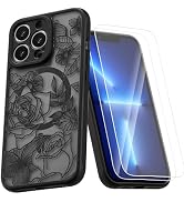 XIZYO Magnetic Case for iPhone 13 Pro Max Floral Cute iPhone 13 Pro Max Case Flower Aesthetic [Co...