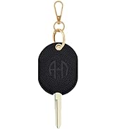 ANHBKAR Leather Keys Sleeve for Broken Car Key Loop Replacement - Cute Keychain Cover - Protector...