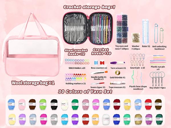 crochet kit for beginners adults