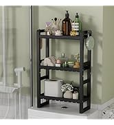 AmazerBath Bamboo Over The Toilet Storage Shelf - 3-Tier Bathroom Organizers and Storage Shelves,...