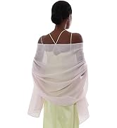 RUI VTRON Womens Scarf Pashmina Shawls and Wraps for Evening Party Dresses Sheer Shawl for Weddings