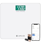 Scale for Body Weight, 550 lb Heavy Duty Weight Scale with BMI, Digital Bathroom Scales with 13 i...