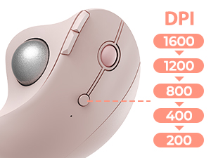 adjustable dpi ball mouse