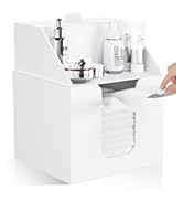 TAINESS Disposable Facial Towels Storage Box Compatible with Clean Skin Club Clean Towel XL - Cot...
