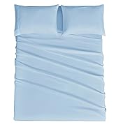 Mejoroom Queen Sheet Set - Hotel Luxury 1800 Sheets & Pillowcase Sets - Extra Soft Bed Sheets - D...