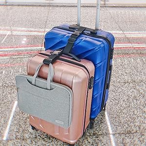 luggage straps for suitcases add a bag