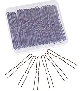 Hair Pins for Women, IKOCO 80pcs 2.75inch U Shaped Hair Pins with Storage Box, Brown