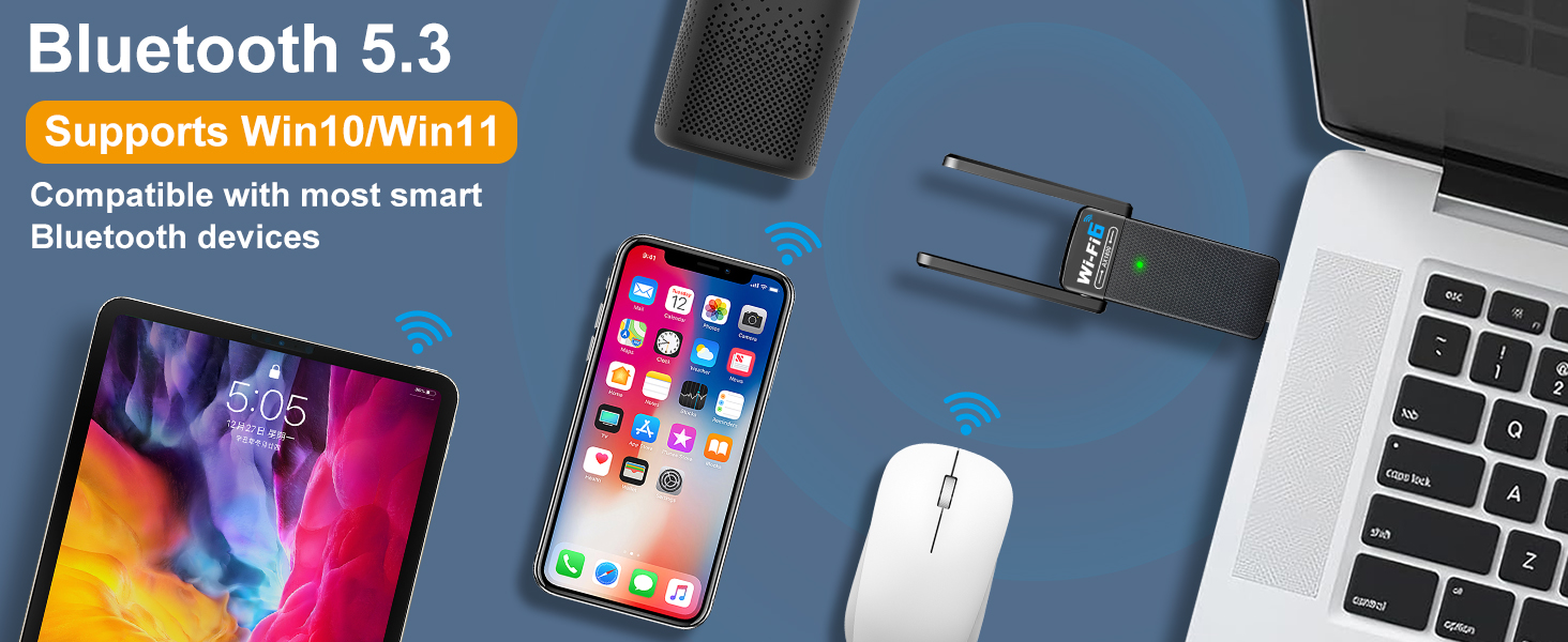 Wireless USB WiFi6 Adapter