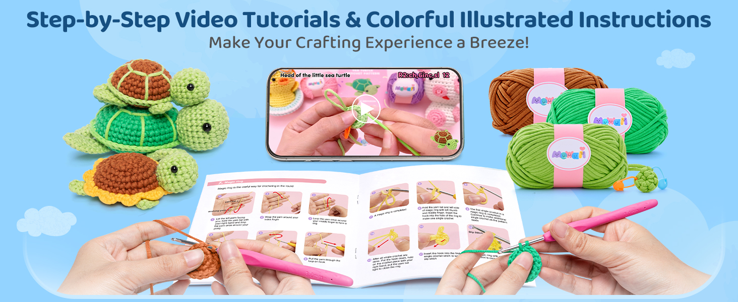 beginner crochet kit for kids