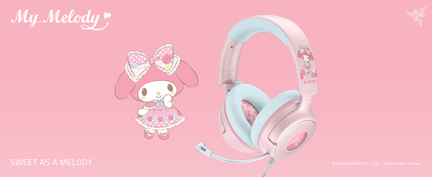 Kraken V4 X Headset - My Melody Edition