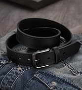 CHAOREN Mens Belts Leather - 35mm Genuine Leather Belt for Jeans - Men Gift for Casual Dress