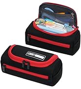 ECHSRT Jumbo Pencil Case Organizer for Men Women, Extra Large Capacity Pencil Pouch, Sturdy Porta...