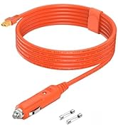 XT60 Car Charging Cable 3M/10FT 16AWG Cigarette Lighter to XT60 Power Cord Compatible with Anker ...