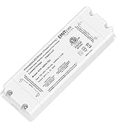 EMITEVER 50W Triac Dimmable Driver,Power Supply,AC 120V to DC 24V Transformer,Compatible with Lut...