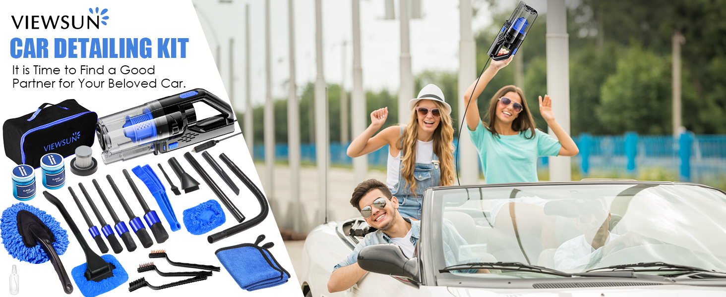 car interior cleaning kit