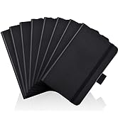 AISBUGUR Pocket Notebook Mini Journal Notepad 3.5" x 5.5" pocket notebook hardcover Thick Lined P...