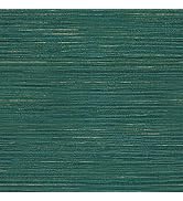 VEELIKE 15.7''x118'' Textured Teal Green Grasscloth Peel and Stick Wallpaper Faux Grasscloth Wall...