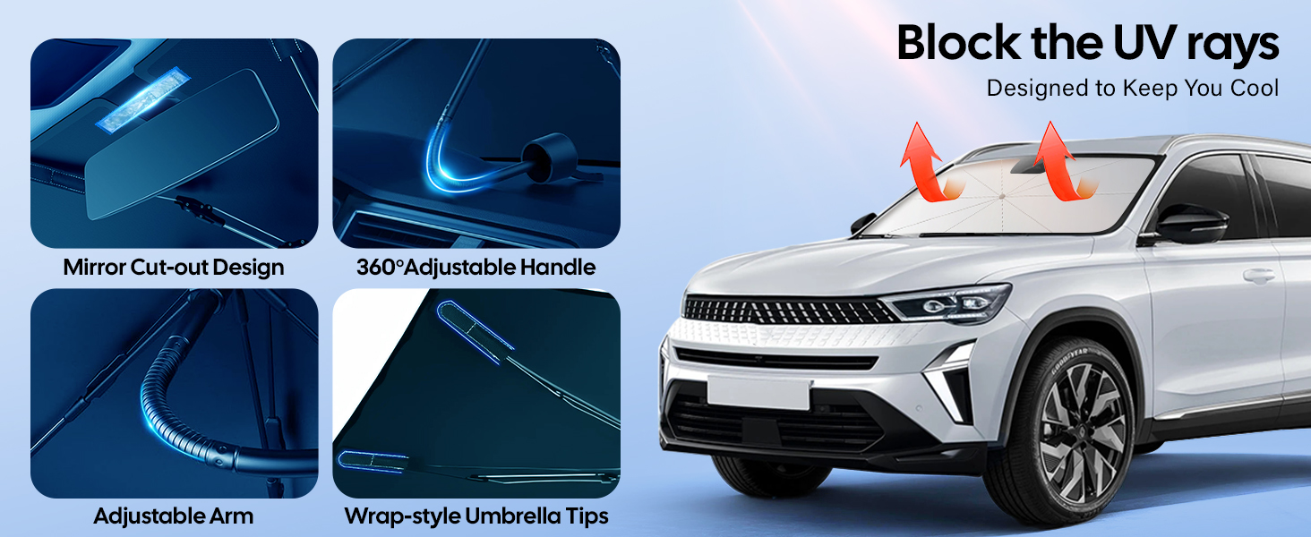 car umbrella automotive window sunshades windshield sun shade foldable sunshade for car car shades