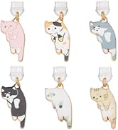 OLYCRAFT 6Pcs Dust Plug Charm Type C Anti Dust Plugs 1.7 inch Long Mobile Dustproof Plugs with Ca...