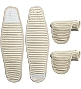 Topwon Umbilical Cord Cover for Newborn Baby Belly Button Band, 4 Pack Cotton Belly Binder Hernia...