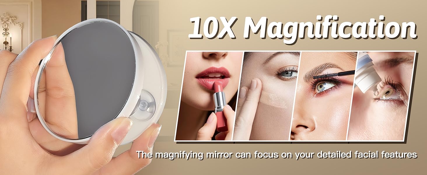 lighted make up mirror